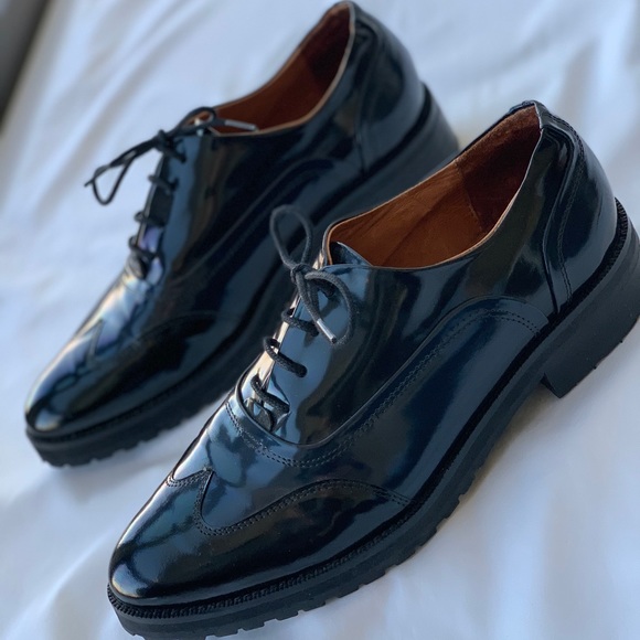 Whistles Shoes - Whistles Women’s Black and Dark Navy Oxfords